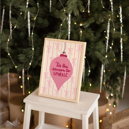 Season to Sparkle – Preppy Holiday Ornament Print