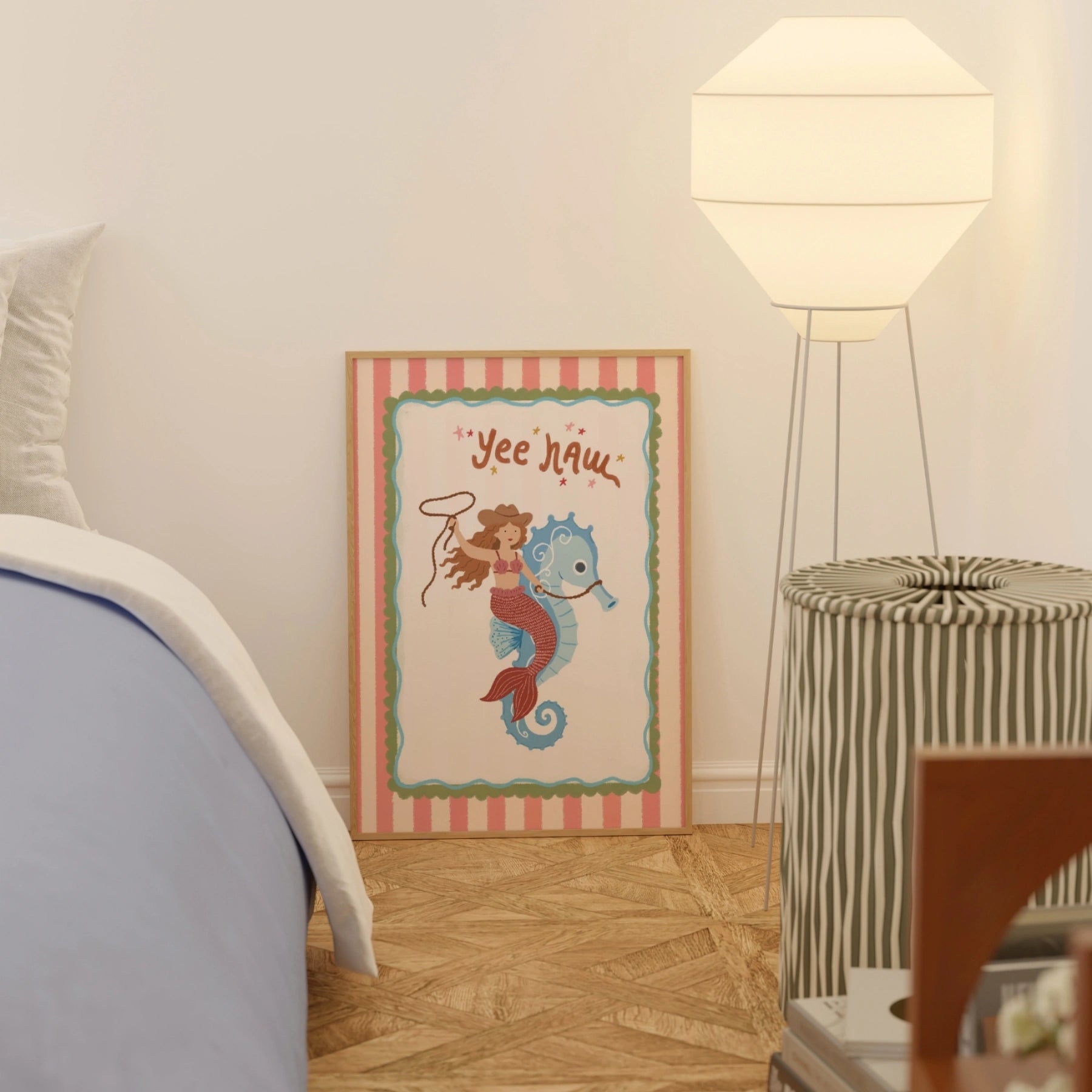 Cowgirl Mermaid Poster