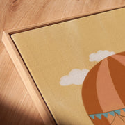 Vintage Hot Air Balloon – Nursery & Kids Canvas Wall Art