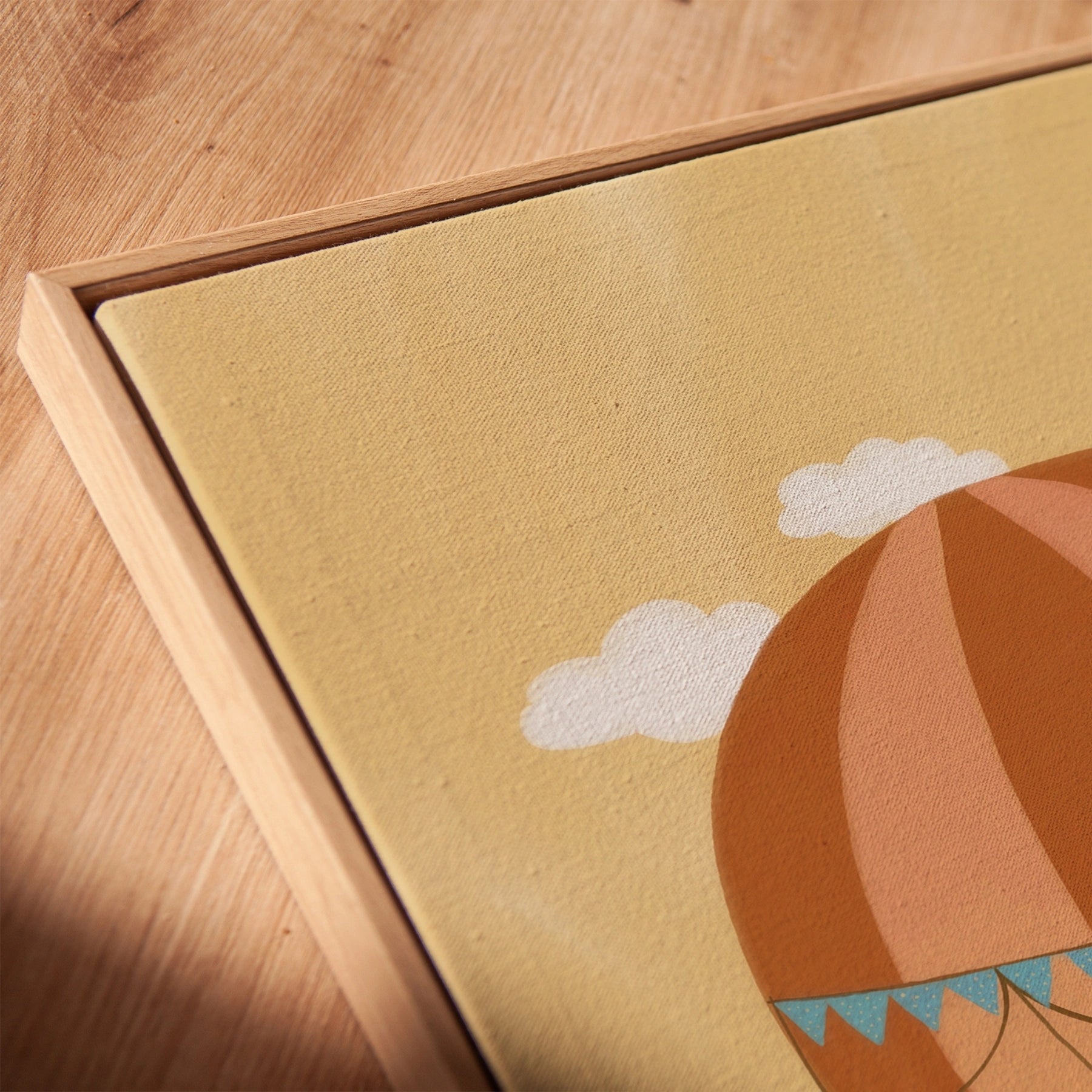 Vintage Hot Air Balloon Canvas Print