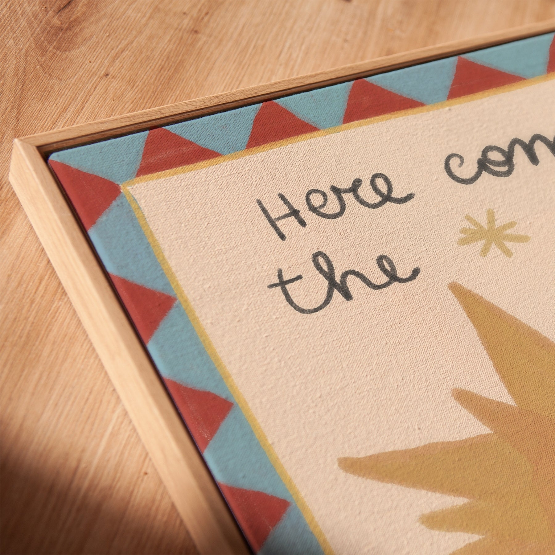 Here Comes the Sun Nursery Canvas Print