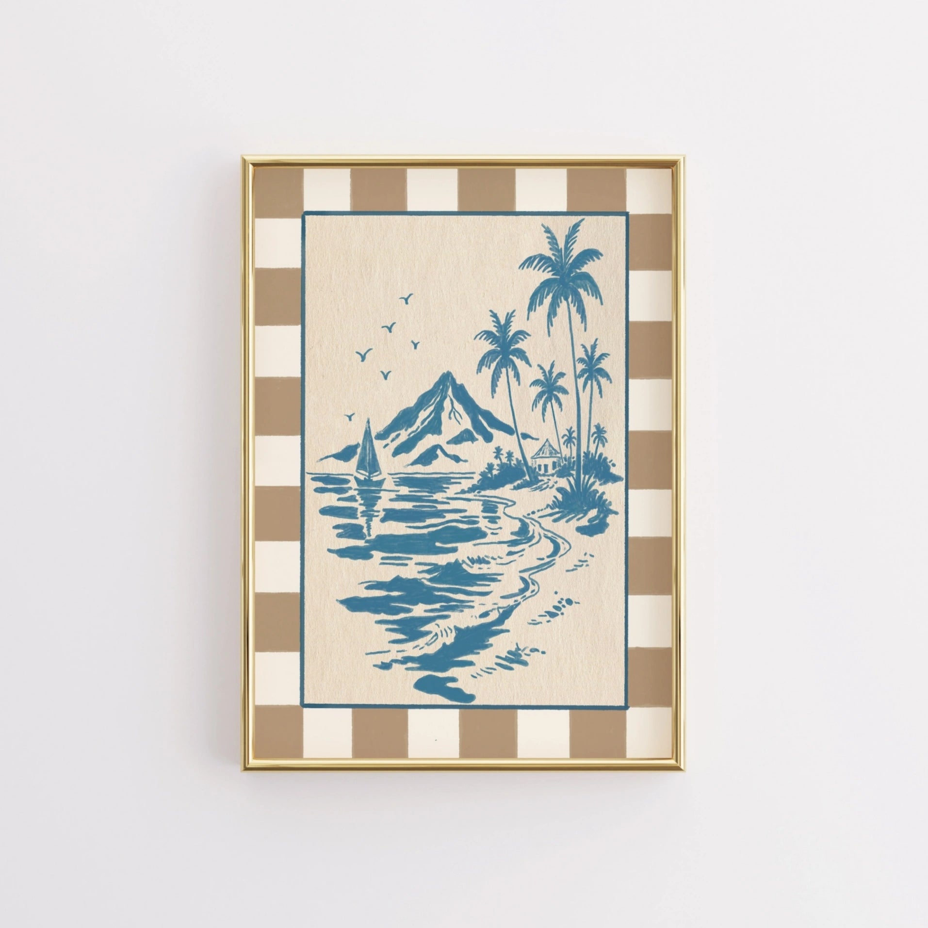 Décoration côtière sirène