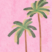 Pink Palm Trees – Coastal Wall Art