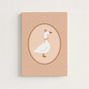 Little Goose in Pink – Nursery & Kids Canvas Wall Art