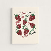 Berry Much in Love – Nursery & Kids Canvas Wall Art