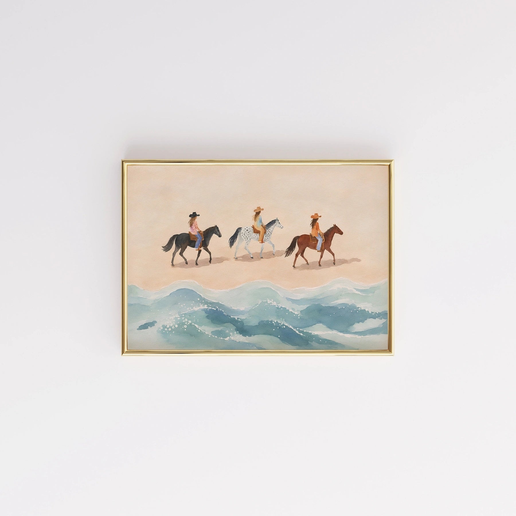 Coastal Cowgirl Duo Print