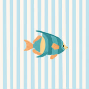 Blue Tropical Fish – Coastal Wall Art