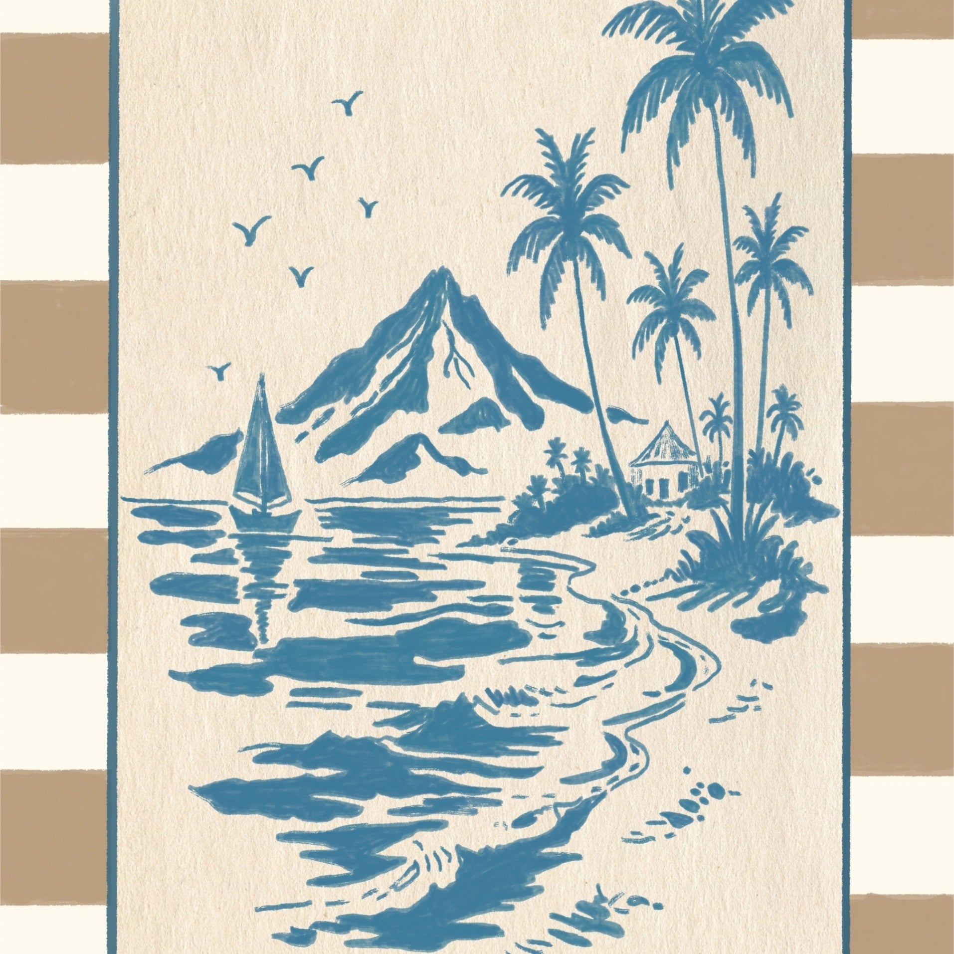 Décoration côtière sirène