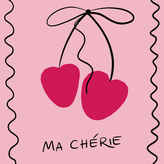 Cherry Wall Art – Pink French Print