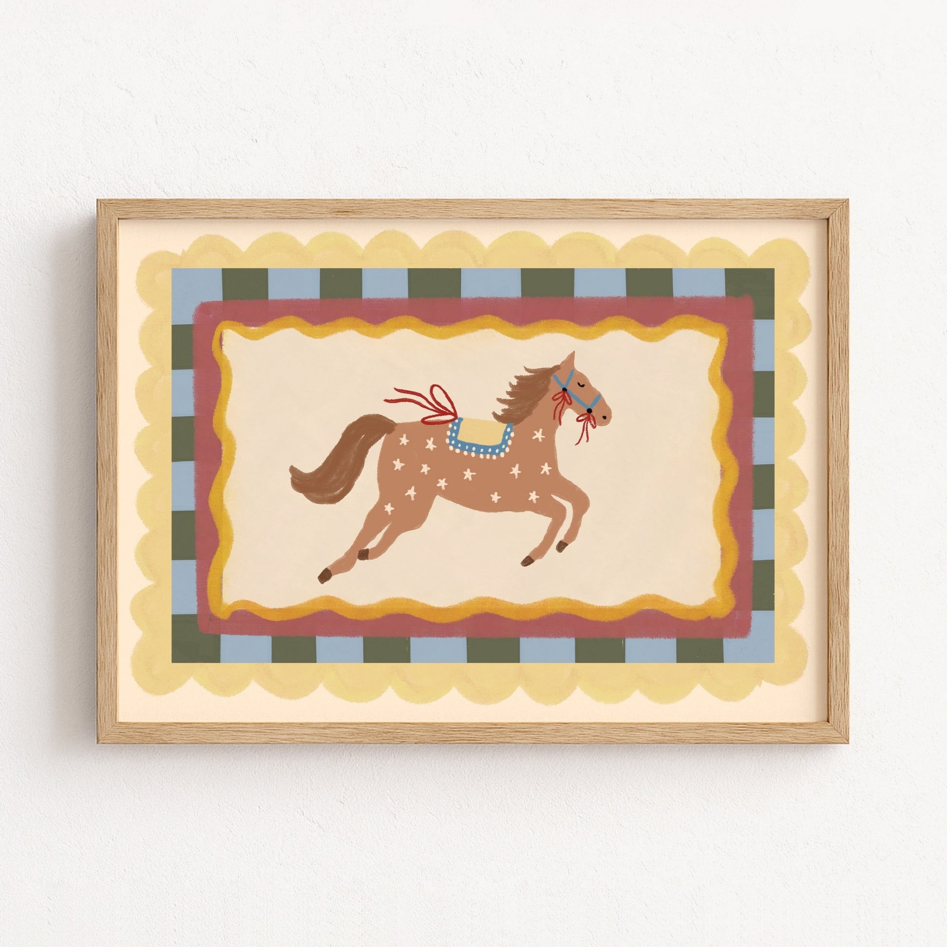 Stampa Cavallo cowboy per cameretta