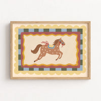 Stampa Cavallo cowboy per cameretta