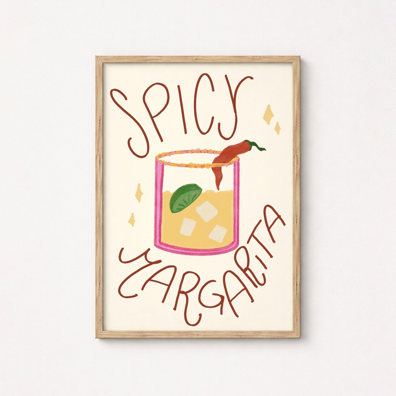 Decorazione del carrello bar "Spicy Margarita"