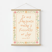 Floral Bible Verse Decor, Christian Wall Decor