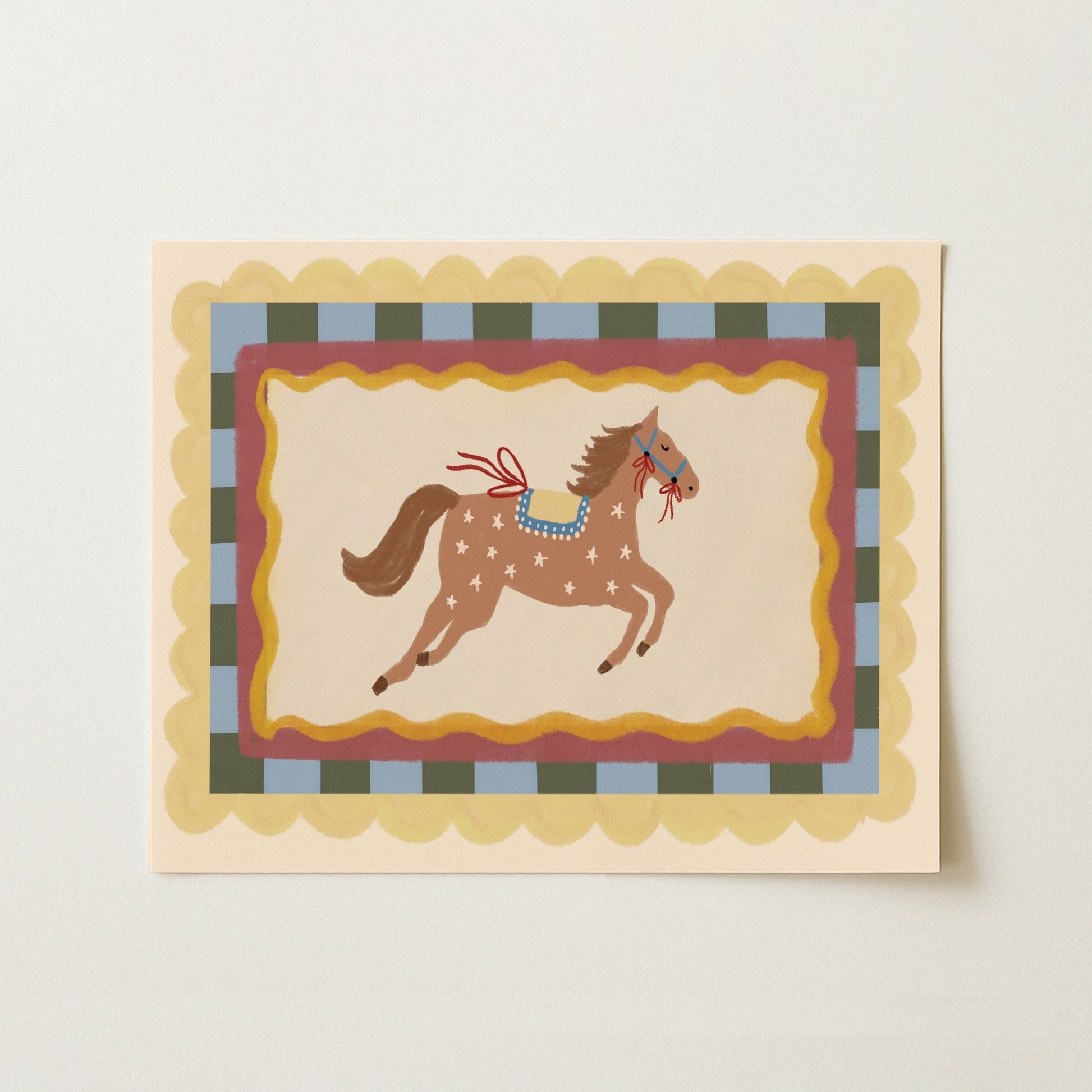 Stampa Cavallo cowboy per cameretta