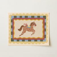 Stampa Cavallo cowboy per cameretta