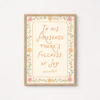 Floral Bible Verse Decor, Christian Wall Decor