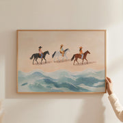 Coastal Cowgirl Duo – Coastal Wall Art