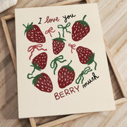 Berry Much in Love – Nursery & Kids Canvas Wall Art