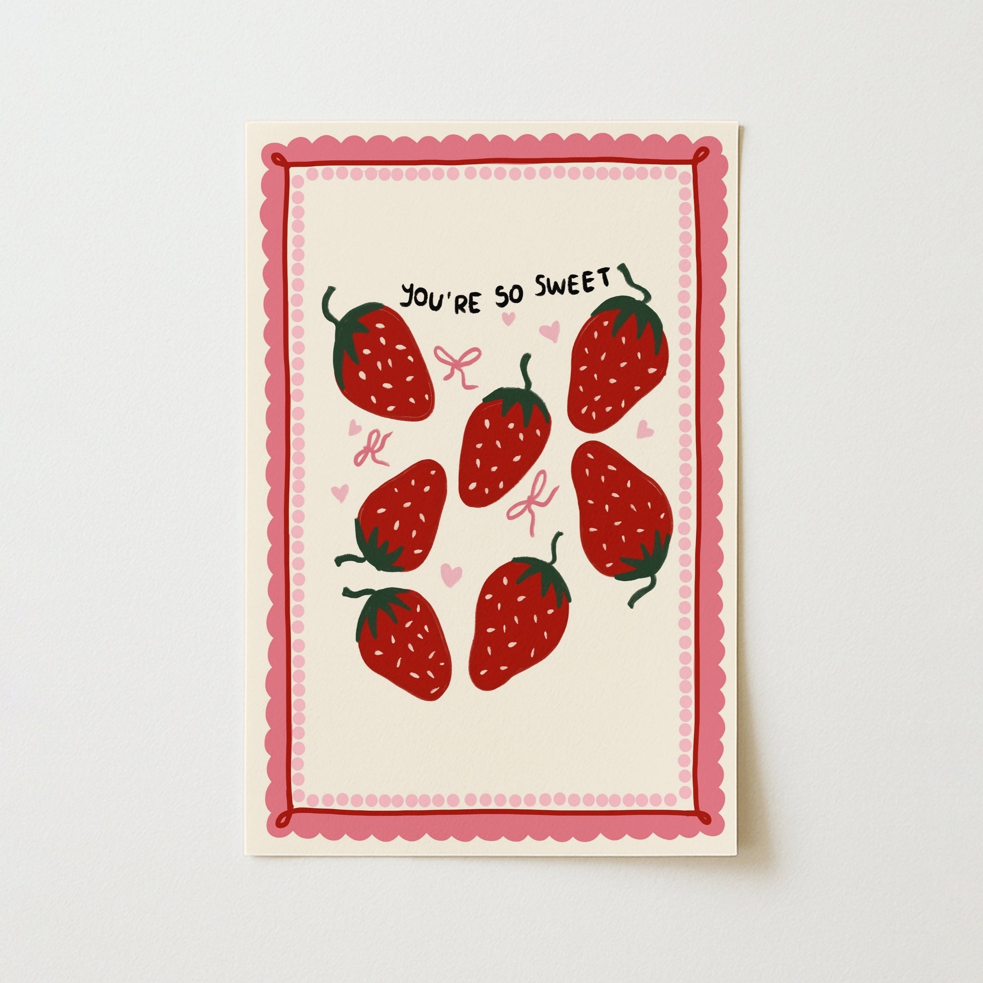 Strawberry Nursery Print
