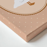 Little Goose in Pink – Nursery & Kids Canvas Wall Art