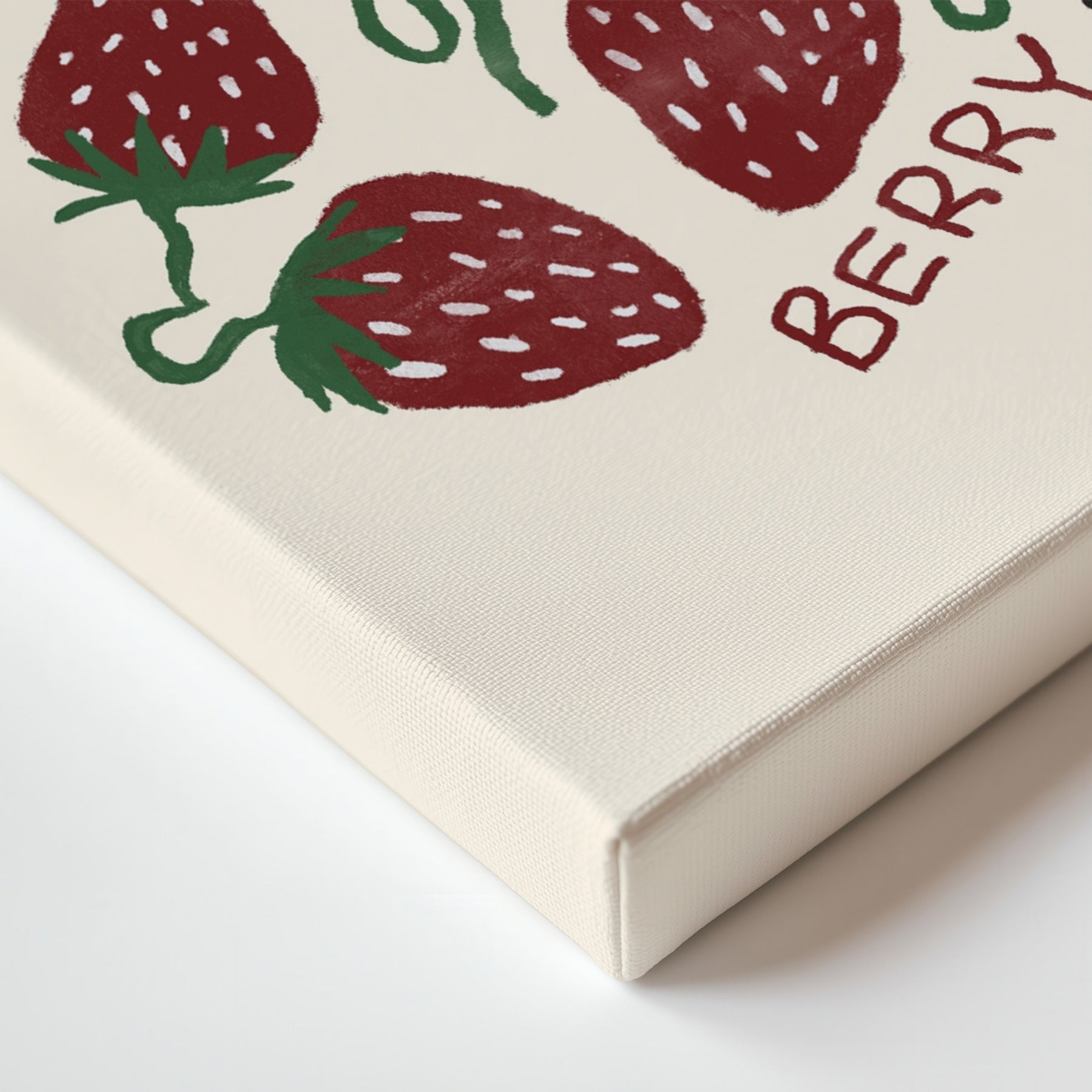 I Love You Berry Much Canvas Print