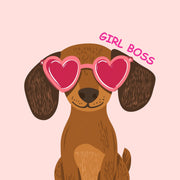 Girl Boss Dog – Nursery & kids wall art