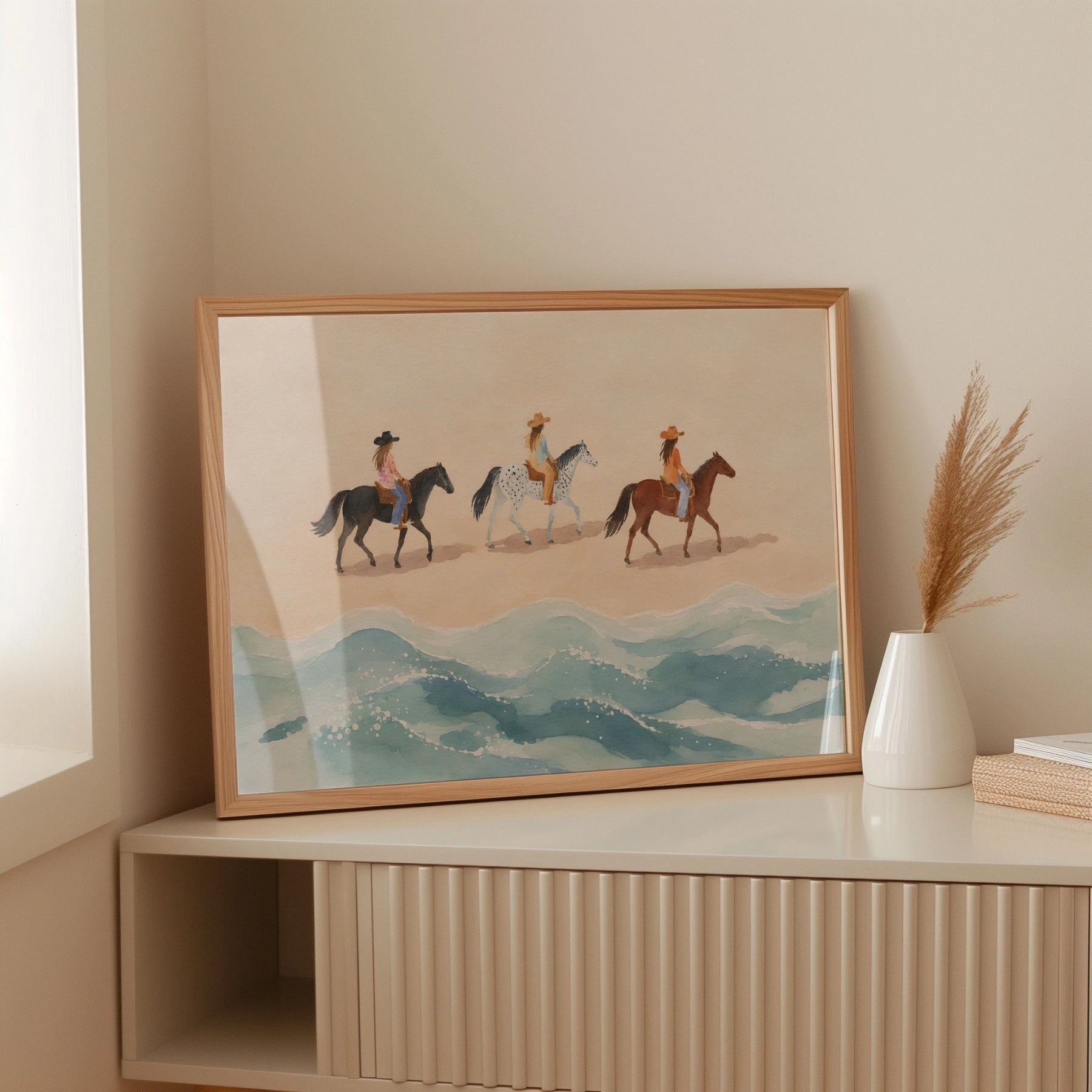 Coastal Cowgirl Duo Print