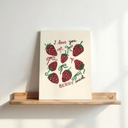 Berry Much in Love – Nursery & Kids Canvas Wall Art