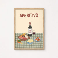 Arte da parete a tema aperitivo