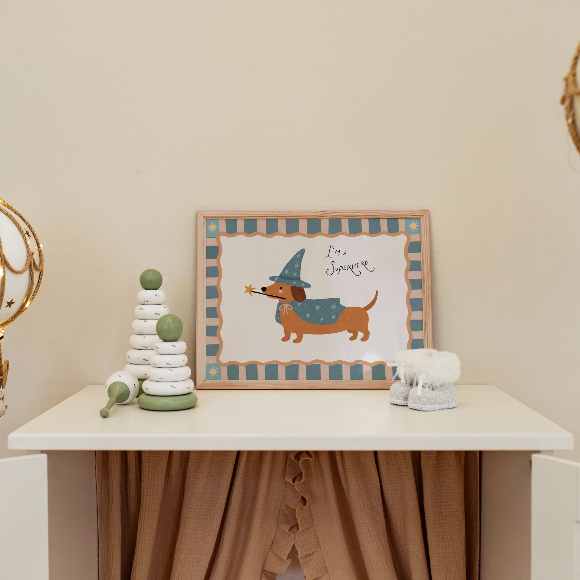 Stampa Cagnolino tenero per cameretta