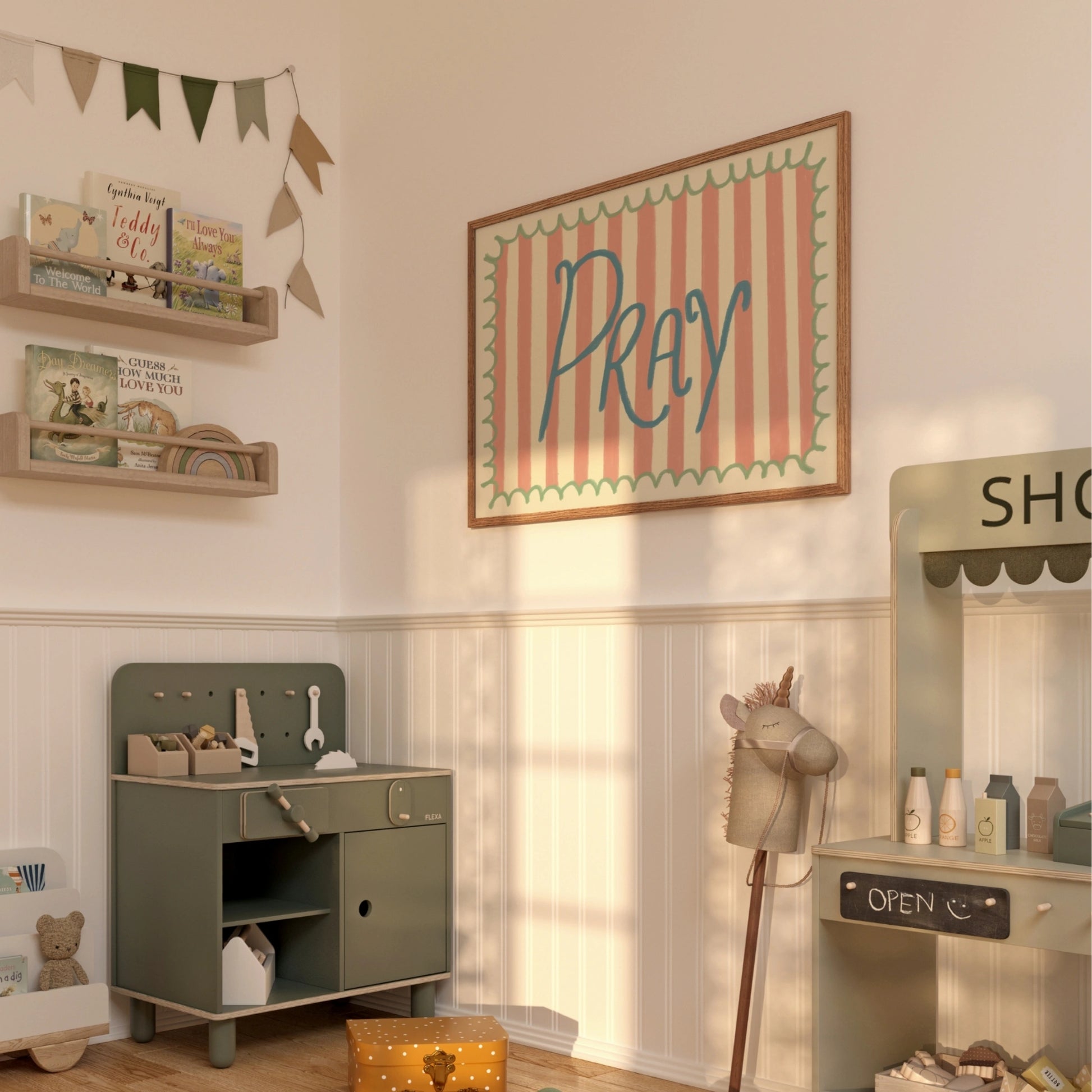 Pray Nursery Wall Art
