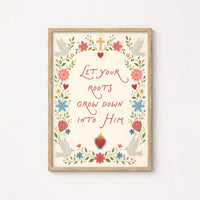 Decoración con versículo bíblico floral, decoración cristiana de pared