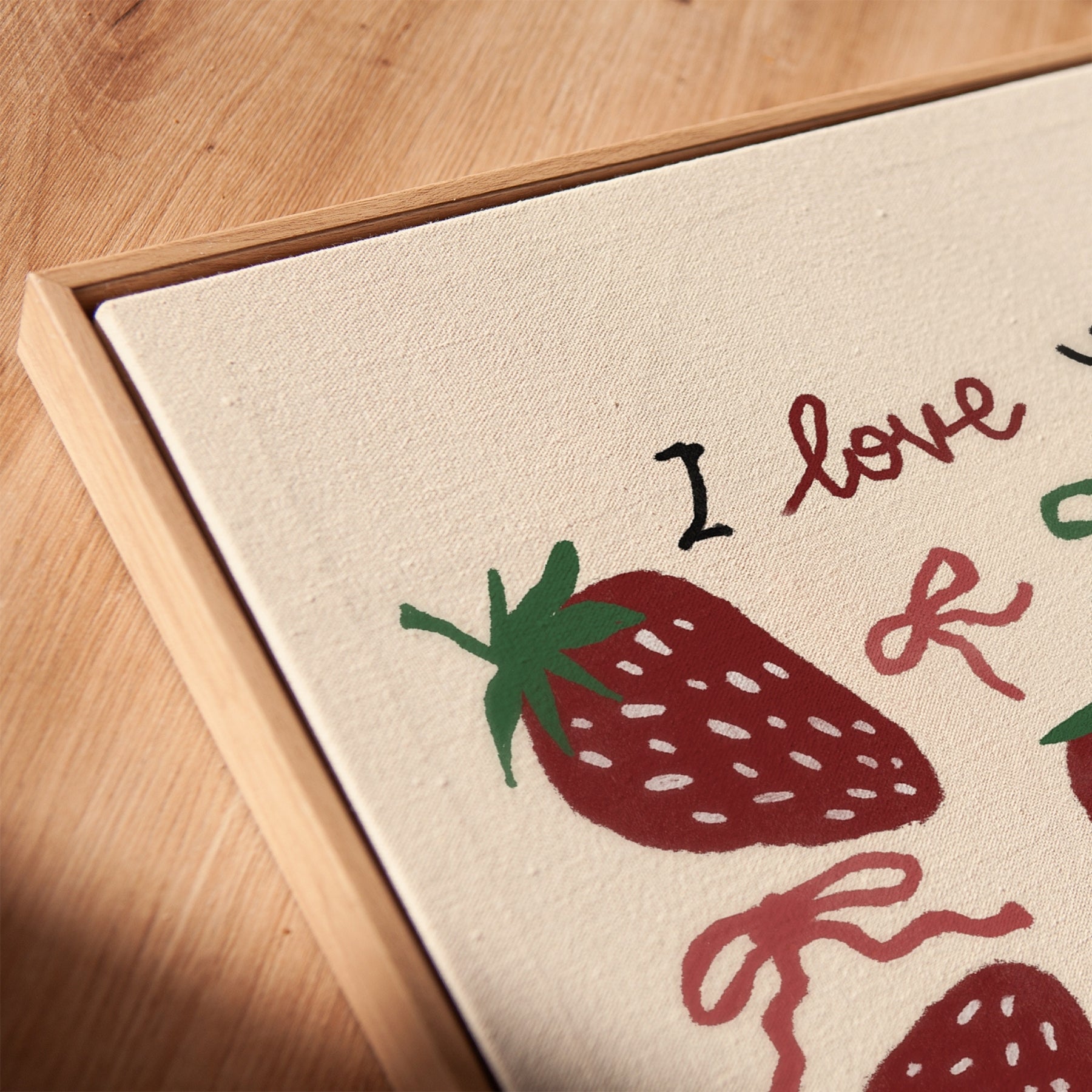 I Love You Berry Much Canvas Print