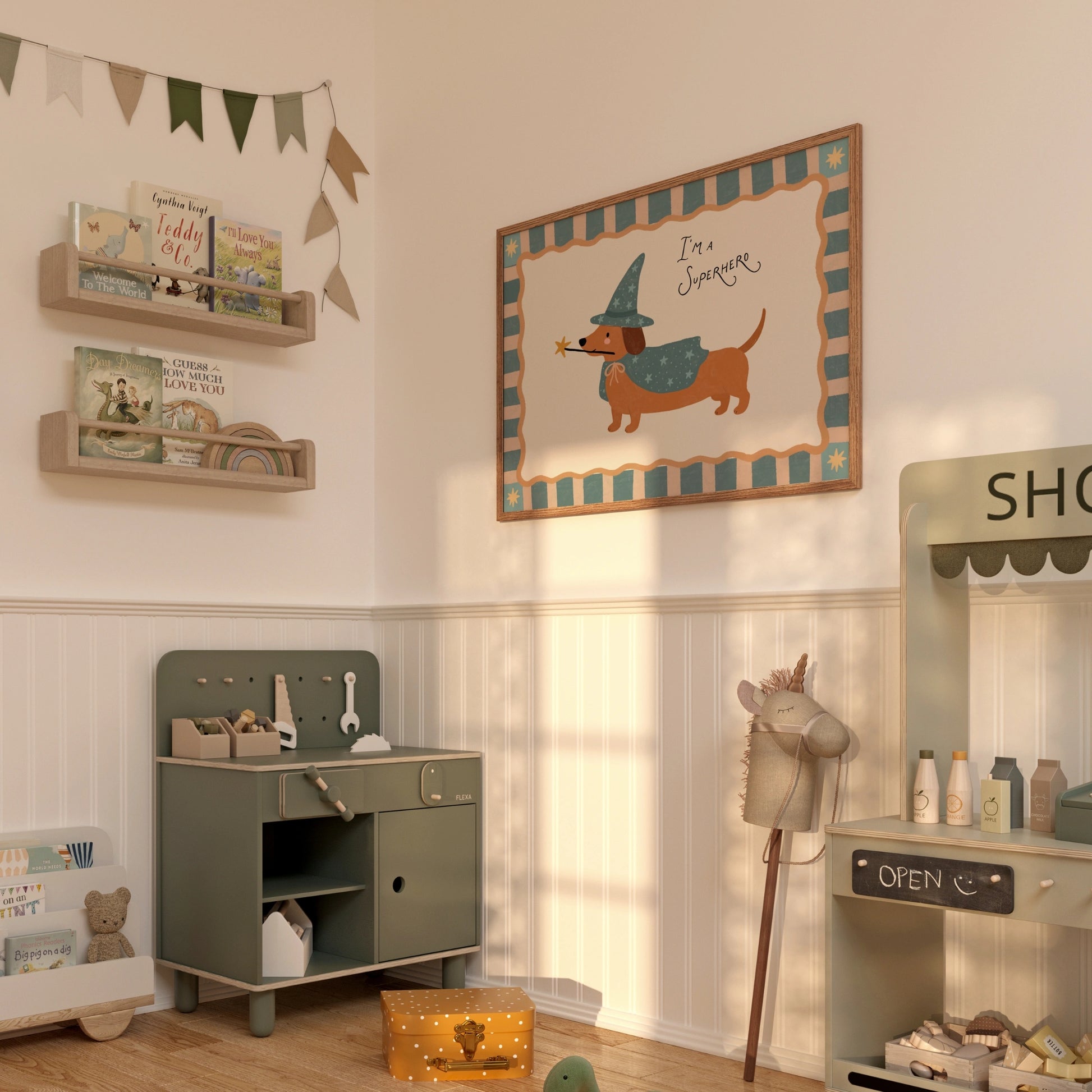 Stampa Cagnolino tenero per cameretta