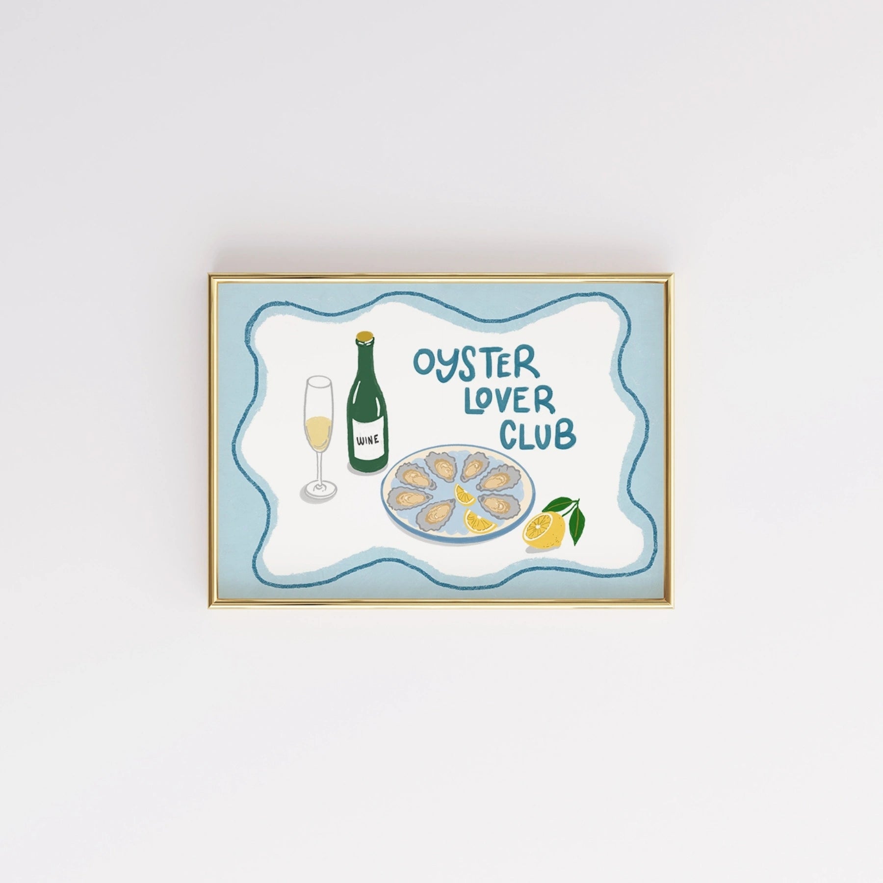 Arte De Pared Oyster Lover Club