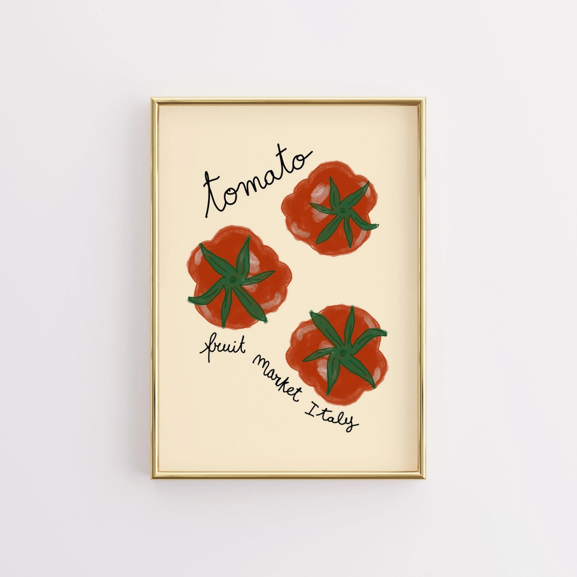 Decorazione murale per la tavola da pranzo italiana – Stampa di pasta, vino e cucina