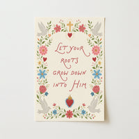 Decoración con versículo bíblico floral, decoración cristiana de pared
