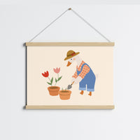 Stampa Oca giardiniera per cameretta