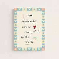Now You’re in the World Nursery Canvas Print