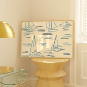 Sailboat Coastal – Coastal Wall Art