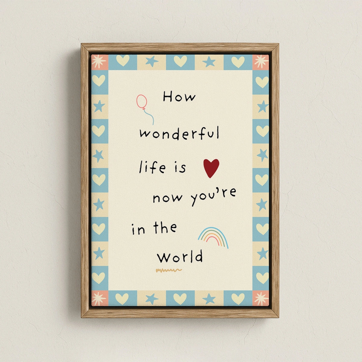 Framed canvas