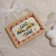 God Made You to Shine – Nursery & kids wall art