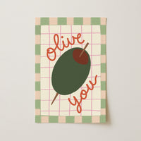 Olive You Kitchen Wall Art