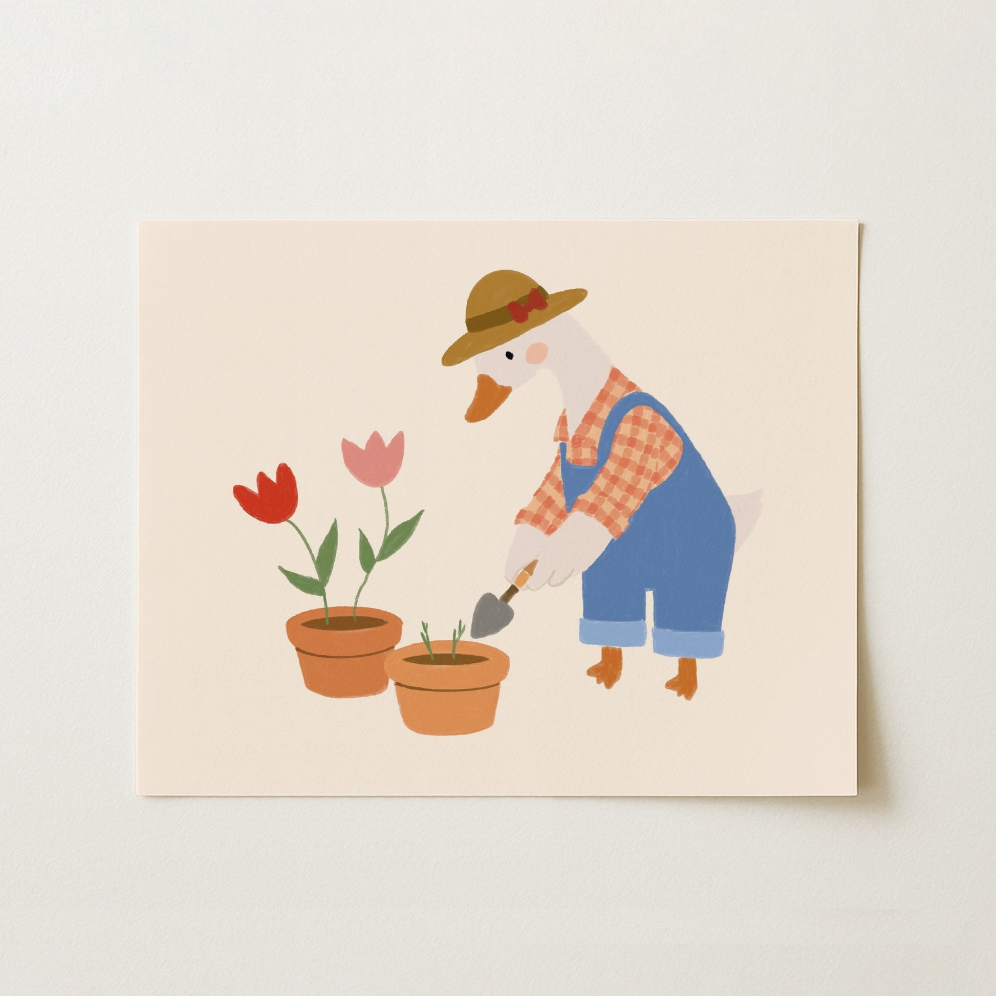 Stampa Oca giardiniera per cameretta