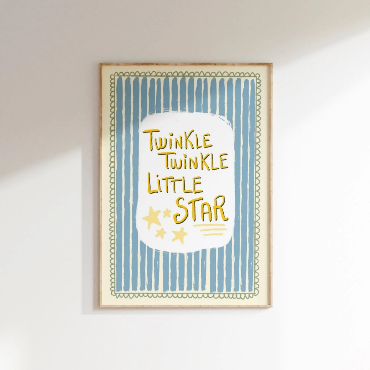 Stampa per cameretta Stella Stellina, Decorazione cameretta bambino