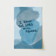 I Know the Lord Will Provide - Poster cristiano