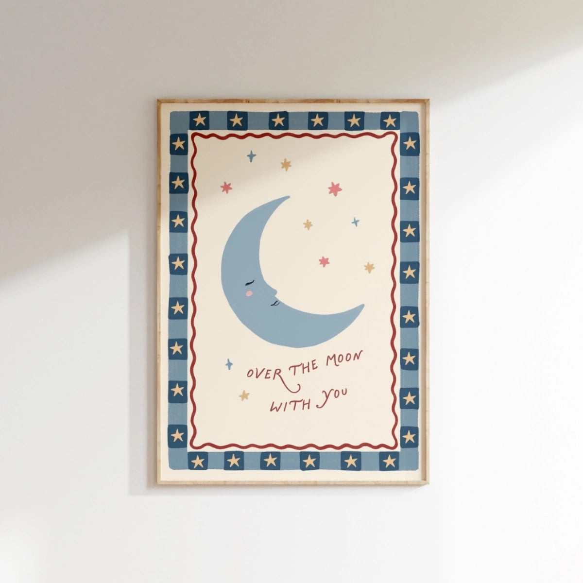 Moon Stars Baby Room Decor, Space Nursery Decor