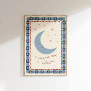 Moon Stars Baby – Nursery & kids wall art