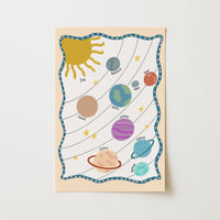 Lámina Planetas Espaciales