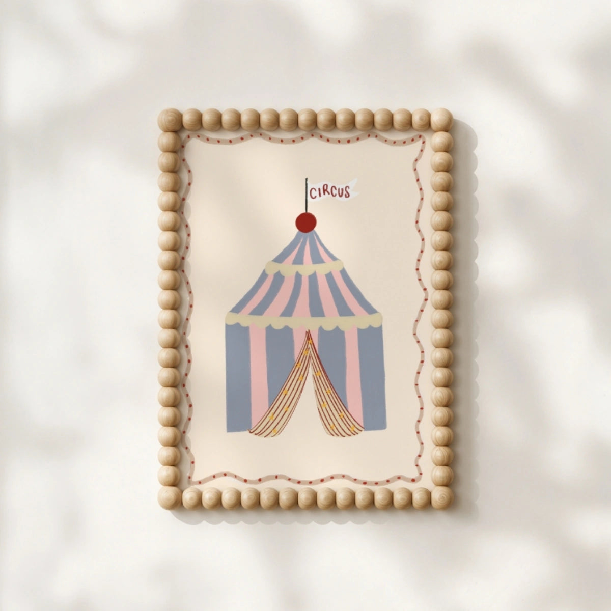 Circus Tent Nursery Print, Circus Nursery Decor